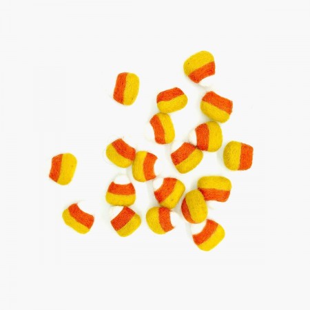 4cm Needle Felted Candy Corn