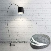 Handmade Felt Stone Design Pouf / Stool 2