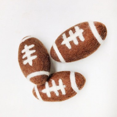 6cm Felt Wool American Football