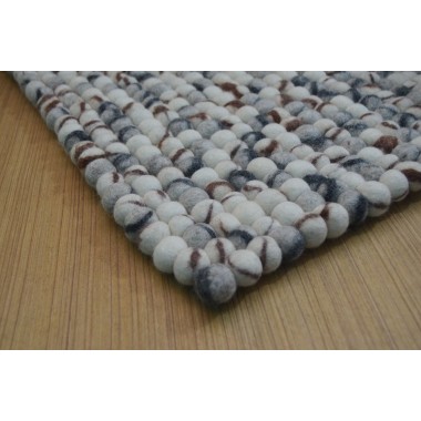 Tie Dye Handamde Felt Ball Rug Tie Dye Handamde Felt Ball Rug