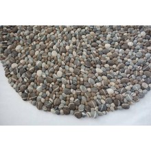 Round / Rectangle Stone Felt Ball Rug 2
