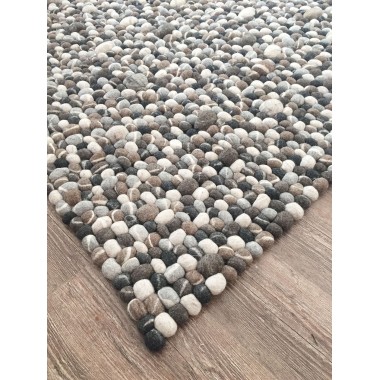 Round / Rectangle Stone Felt Ball Rug