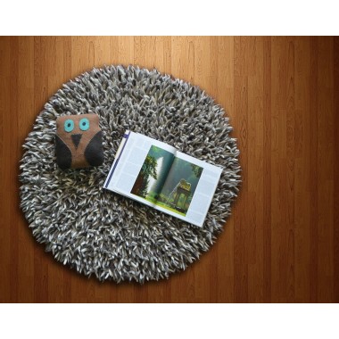 Luxurious Natural Felt Shag Rug