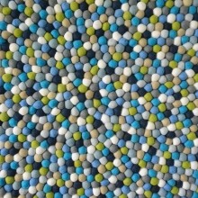Marinha Felt Ball Rug