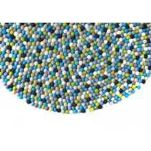Marinha Felt Ball Rug 2
