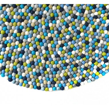 Marinha Felt Ball Rug Marinha Felt Ball Rug