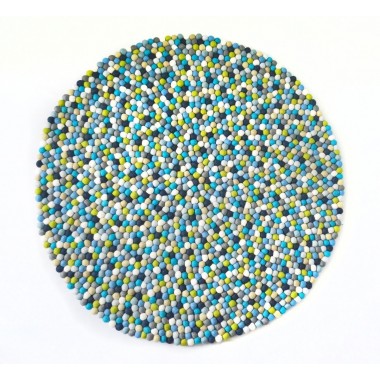 Marinha Felt Ball Rug Marinha Felt Ball Rug