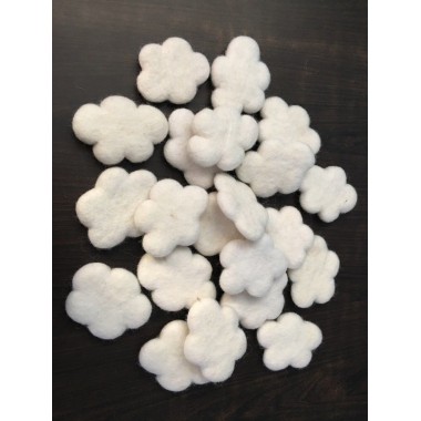 8x5cm Felt Cloud Shape