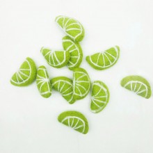 6cm Felt Lime Slice