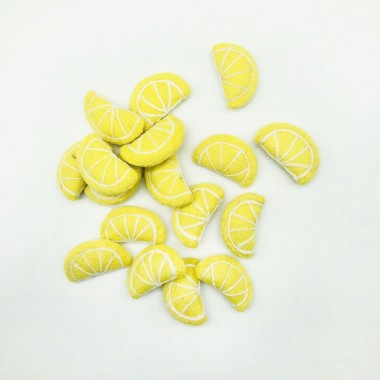 6cm Felt Lemon Slice