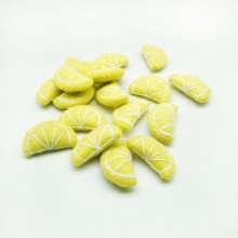 6cm Felt Lemon Slice 2