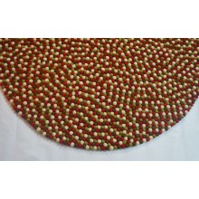 Christmas Felt Ball Rug 2