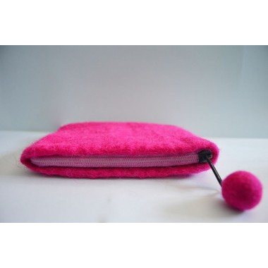 Plain Handmade Felt Purse