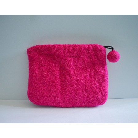 Plain Handmade Felt Purse