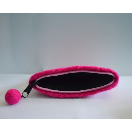 Plain Handmade Felt Purse