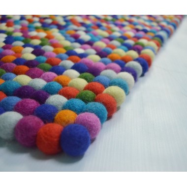 180x120cm Multicolored Rectangle Felt...