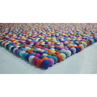 180x120cm Multicolored Rectangle Felt...