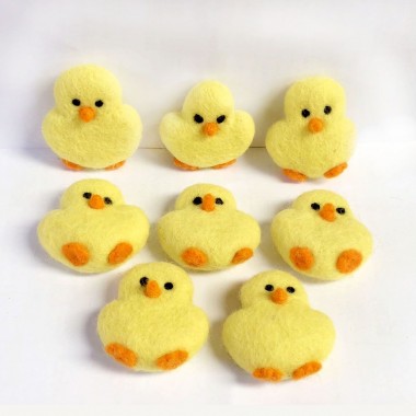 5cm Wool Felted Chick