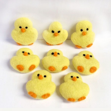 5cm Wool Felted Chick