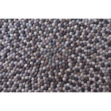Handmade Natural Felt Ball Rug 2