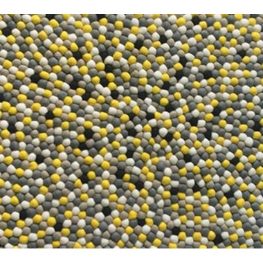Yellow Bug Round Felt Rug Yellow Bug Round Felt Rug