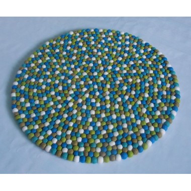 Vrede Round Felt Ball Rug Vrede Round Felt Ball Rug
