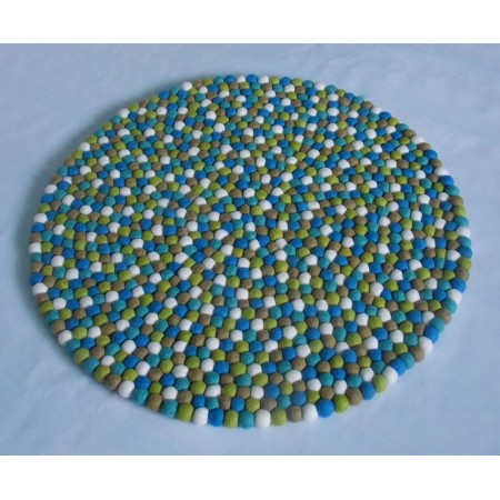 Vrede Round Felt Ball Rug