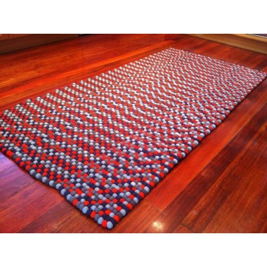 100x200cm Dark Rectangle Felt Rug
