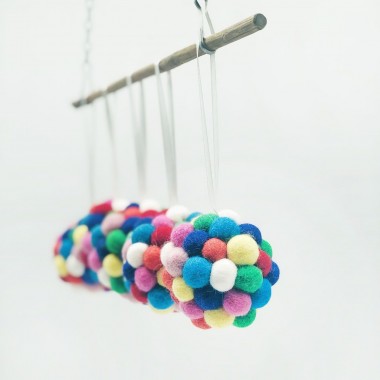 8cm Multicolored Magic Felt Ball 8cm Multicolored Magic Felt Ball
