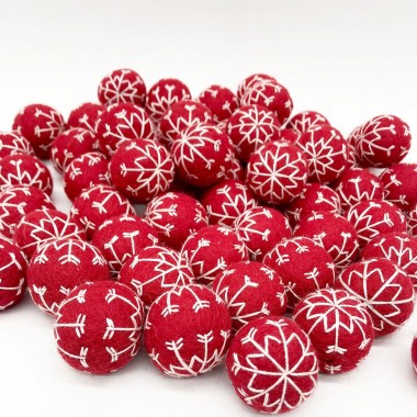 3cm Snowflake Design Ball 3cm Snowflake Design Ball