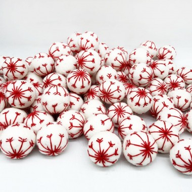 3cm Snowflake Design Ball 3cm Snowflake Design Ball