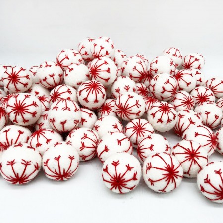 3cm Snowflake Design Ball