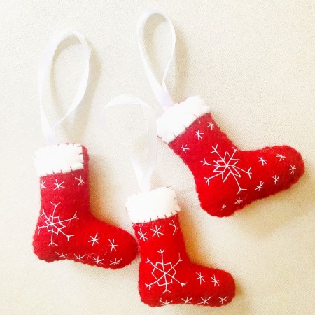 Felt Christmas Stocking - 8cm