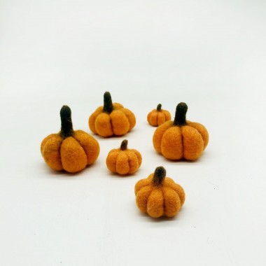 Felt Pumpkin Pack - 3cm and 5cm Felt Pumpkin Pack - 3cm and 5cm