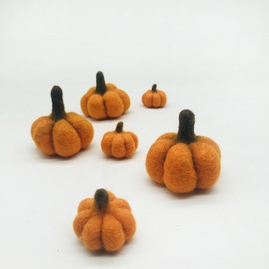 Felt Pumpkin Pack - 3cm and 5cm Felt Pumpkin Pack - 3cm and 5cm