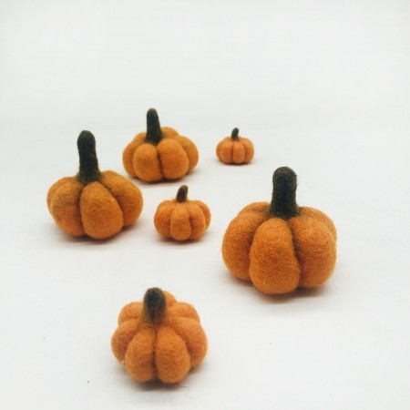 Felt Pumpkin Pack - 3cm and 5cm