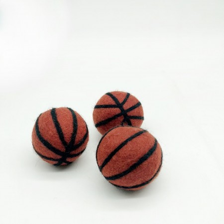 6cm/3cm Felt Baseball/ Basketball/ Soccer Ball/ Volleyball