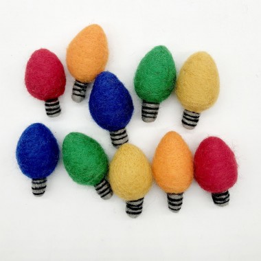 6-7cm Felt Lightbulb