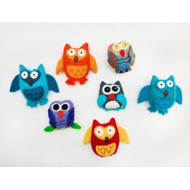 Stuffed Felt Owl Shape