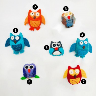 Stuffed Felt Owl Shape