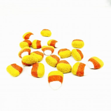 4cm Needle Felted Candy Corn