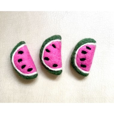 6cm Felt Watermelon Slice