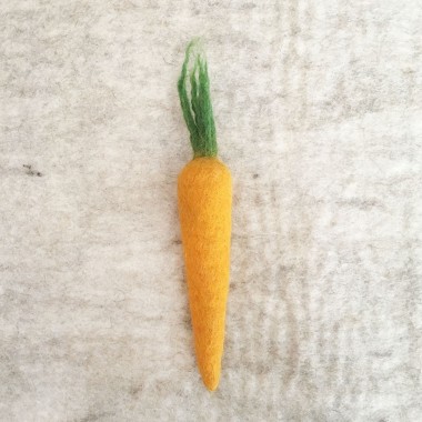 Felt 10cm and 6cm Carrot