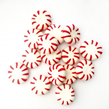 Felt Peppermint Candy | Christmas Peppermint Candy