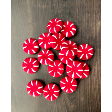 Felt Peppermint Candy | Christmas...