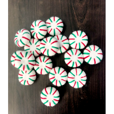 Felt Peppermint Candy | Christmas...