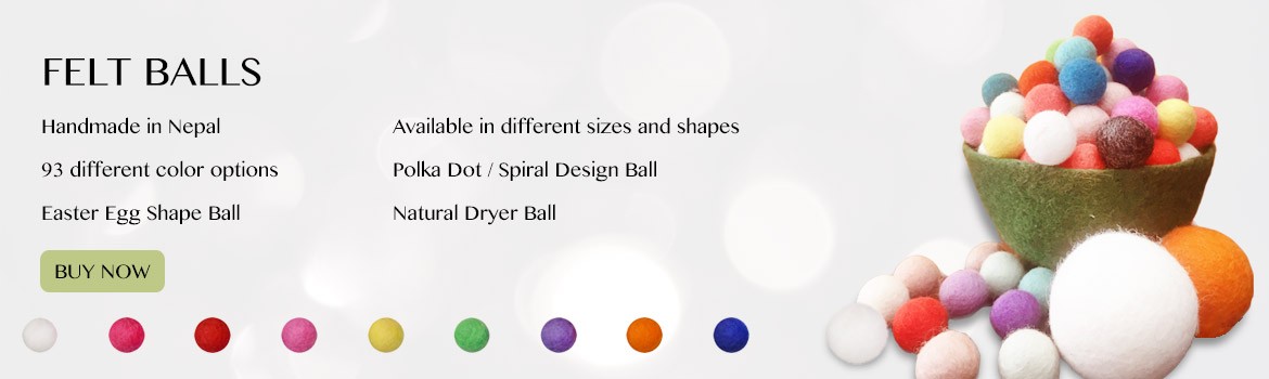 Handmade Felt Balls