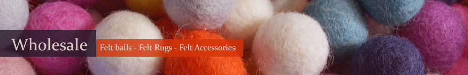 Wholesale Felt Balls, Felt Rugs & Felt Accessories